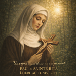 sainte rita et le crucifix sacré